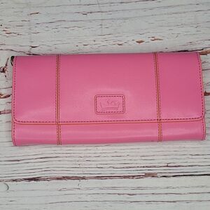 BAEKGAARD Pink and Orange Wallet